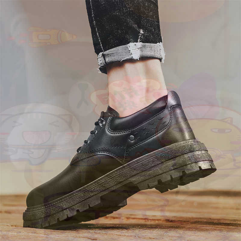 Formal Wear For Men Kids - Dark Natural Leather Fashion Trainers Tennis