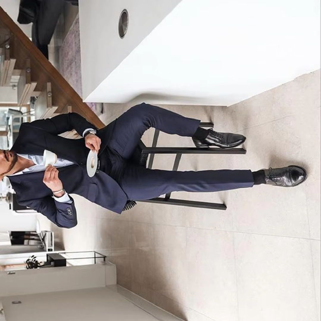 Men'S Formal Wear Not Suit - Navy Blue 2-Piece Men's Tuxedo Suits