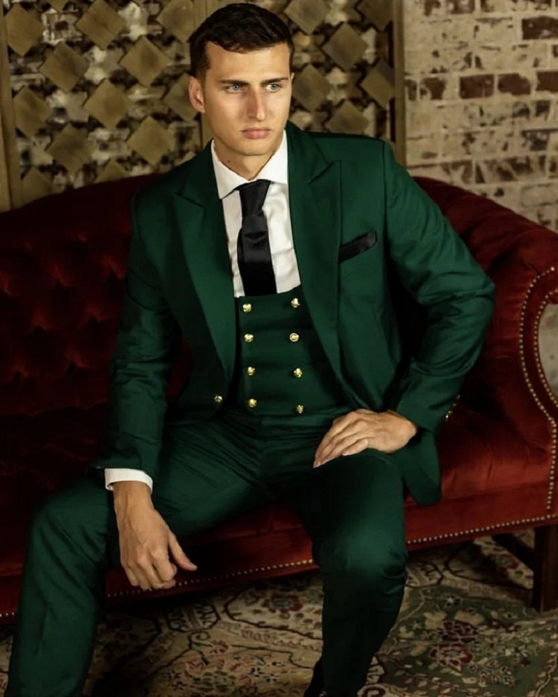 Green Classic Men Suits Formal - Men Formal Wear Shop review and price
