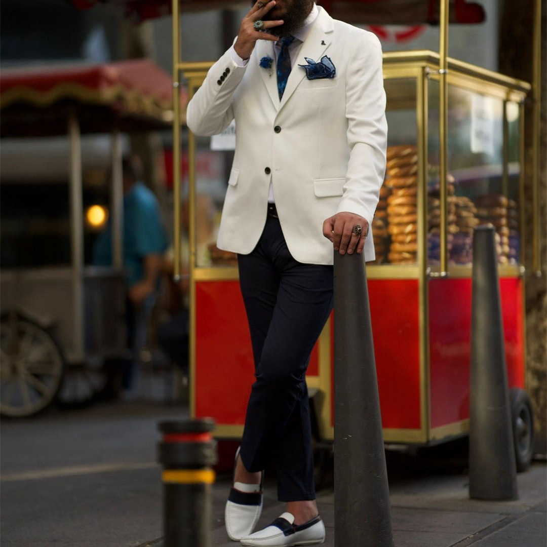 Ivory Formal Men's Suits Notch - Men'S Formal Wear Not Suit review and price