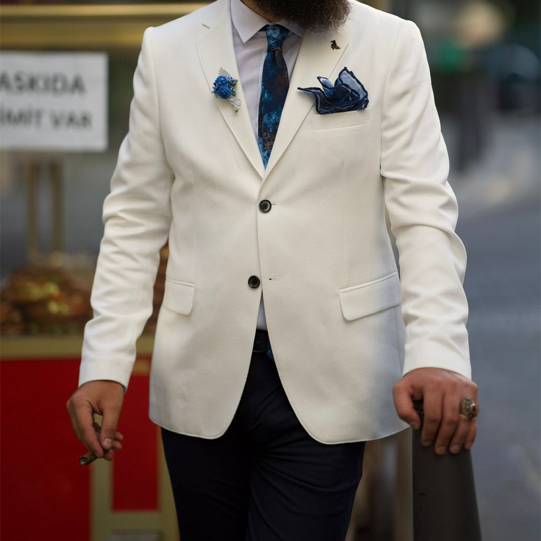 Ivory Formal Men's Suits Notch - Men'S Formal Wear Not Suit review and price