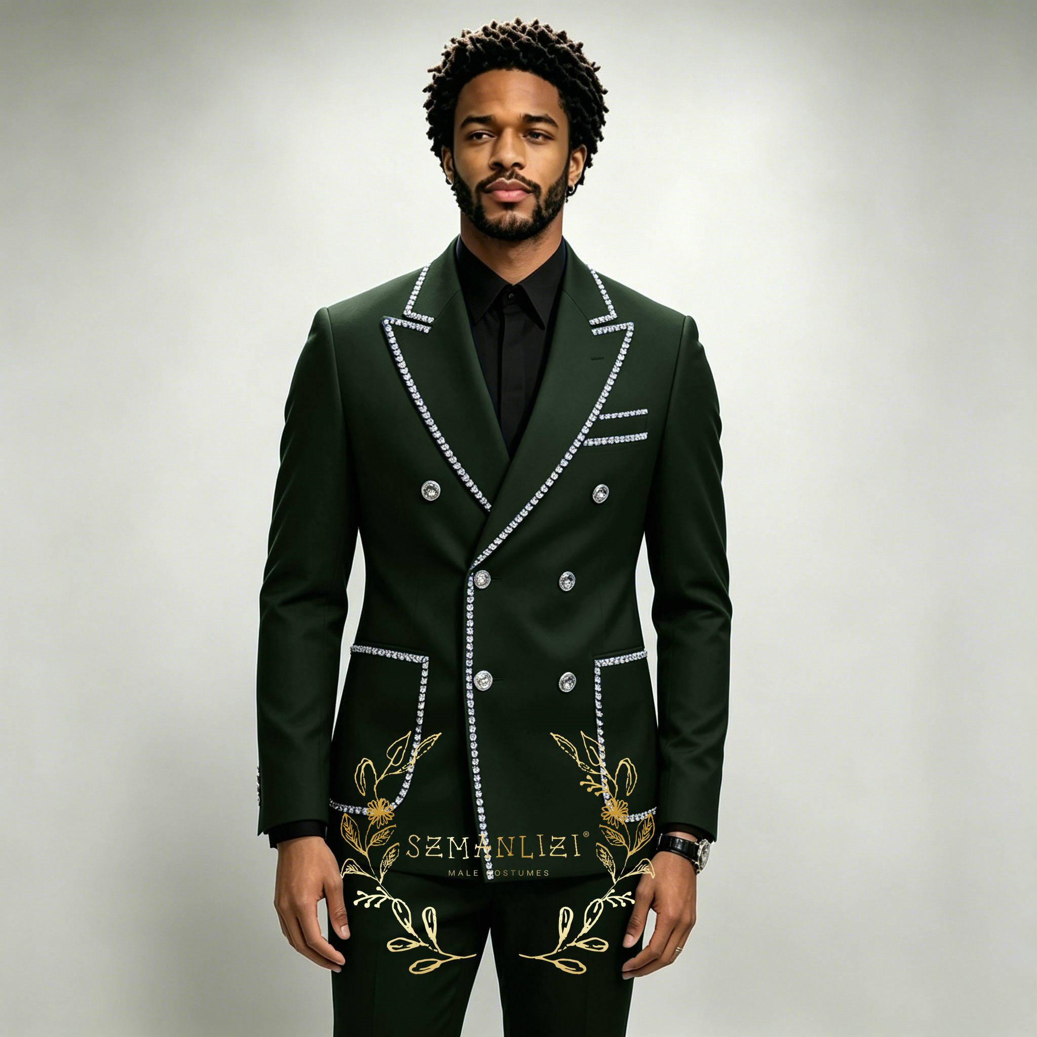 Luxury Men's Suits 2 Pieces Ro - Men'S Formal Wear In Wedding review and price