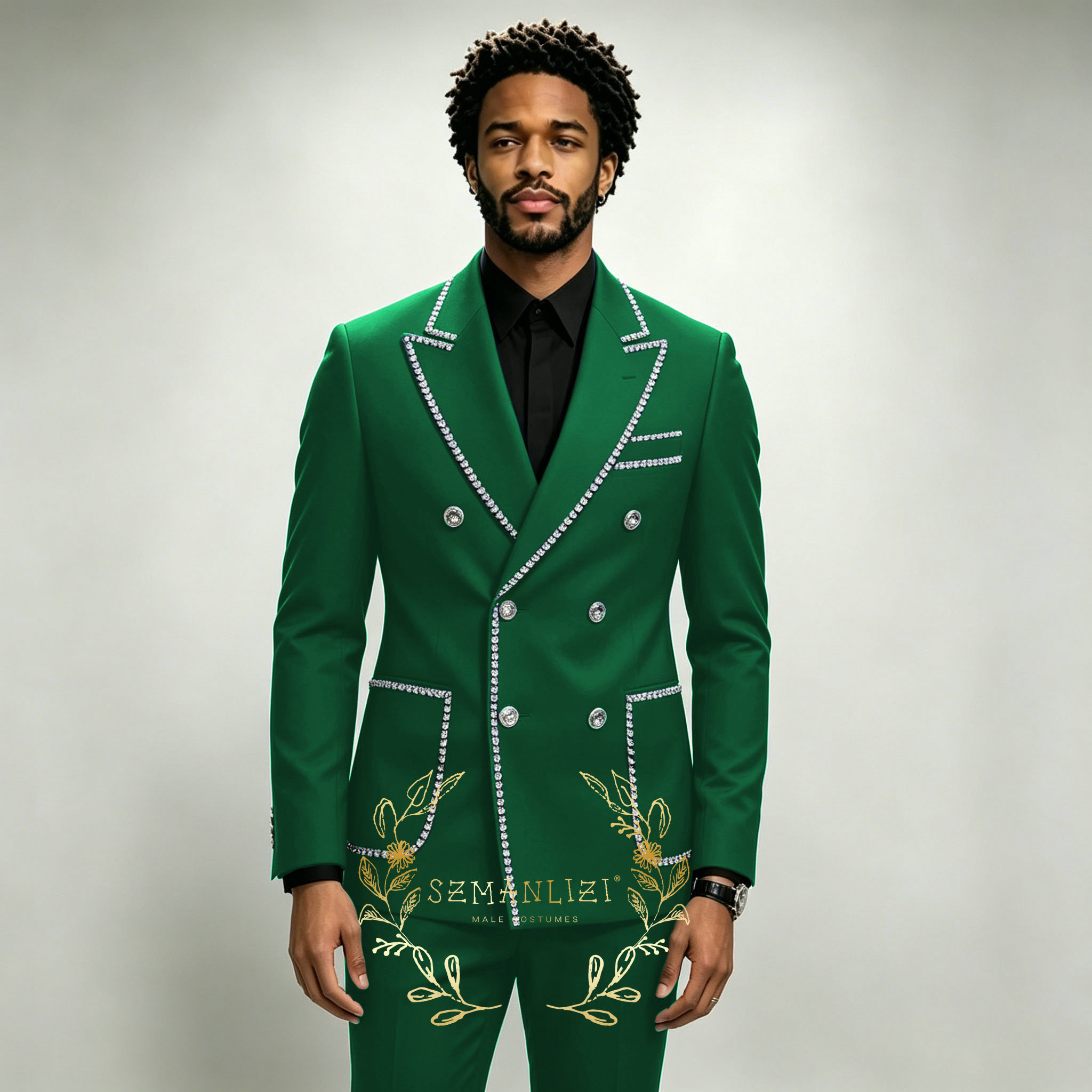 Luxury Men's Suits 2 Pieces Ro - Men'S Formal Wear In Wedding review and price