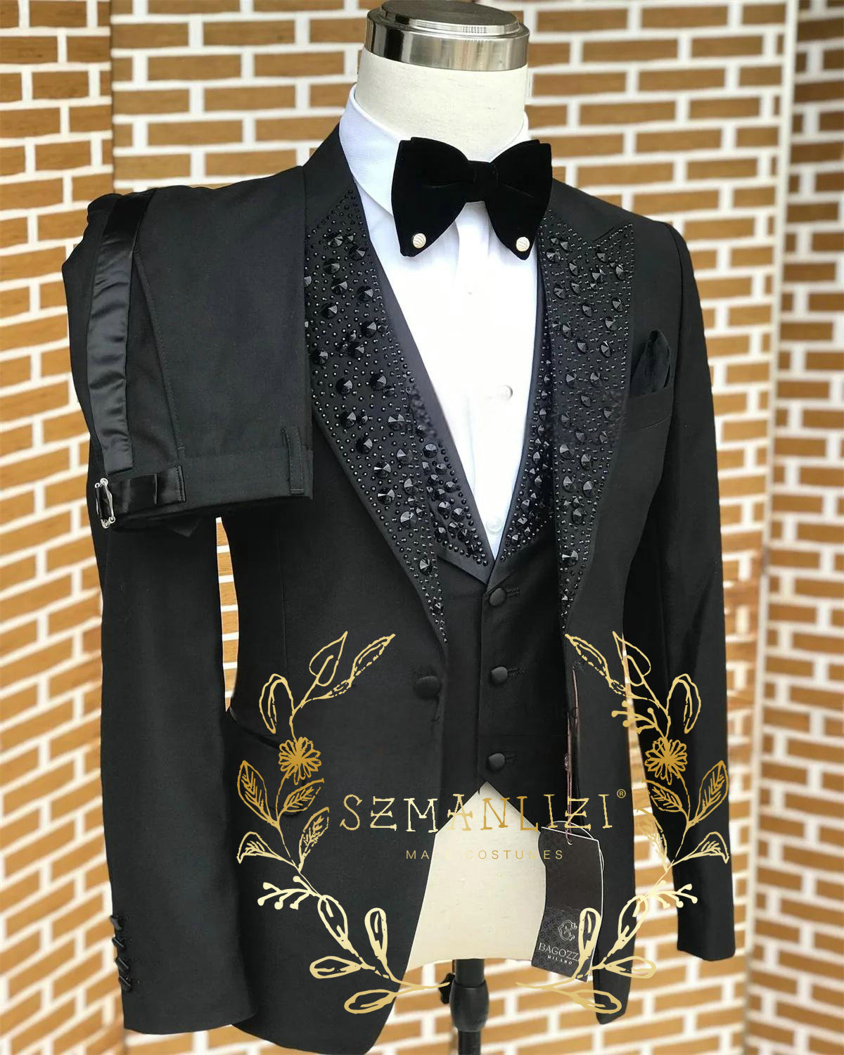 Black Men Suits Luxury Stone C - Men'S Formal Wear In Wedding review and price