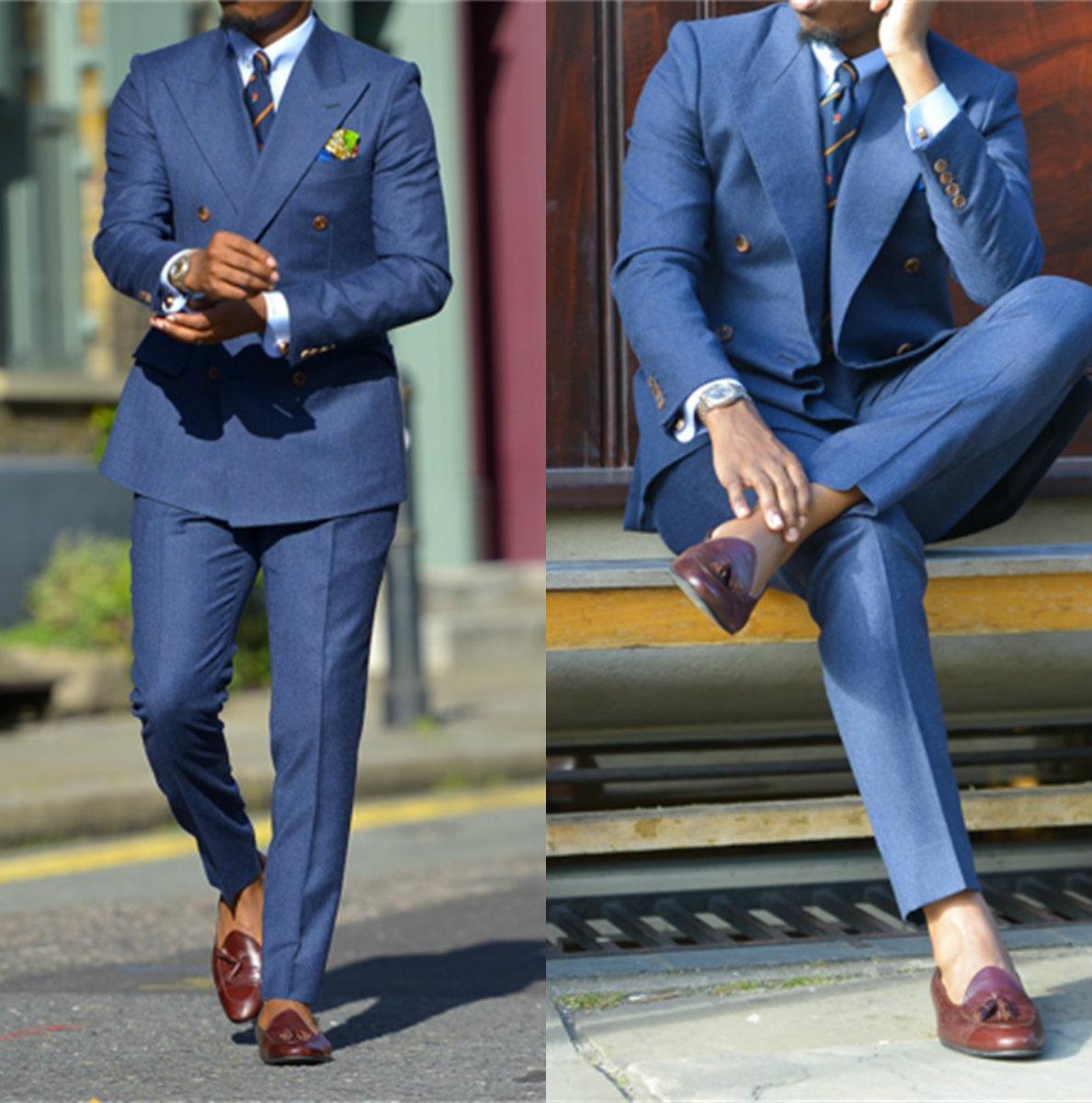 Dark Blue Formal Mens Suits Tw - Men'S Formal Wear In Wedding review and price