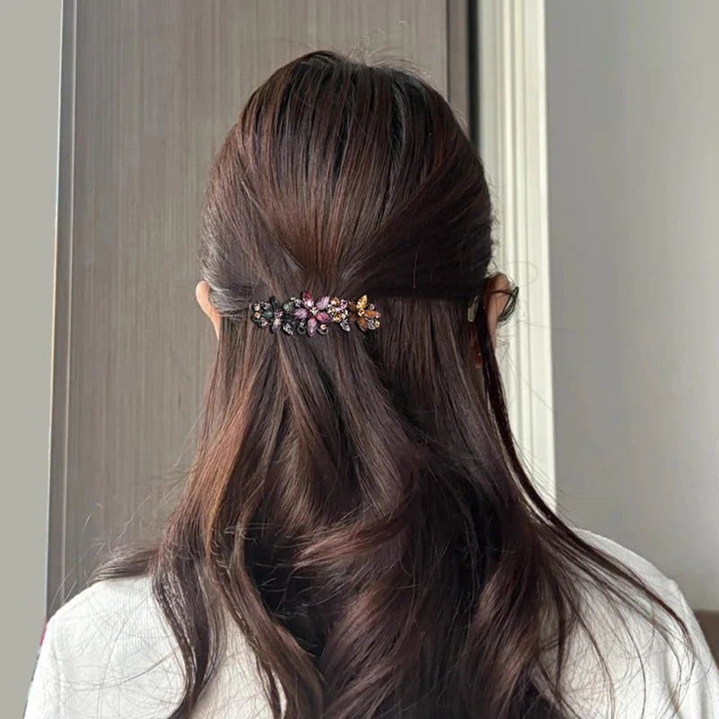 Elegant Rhinestone Glaze Flowe - Tie Bar Clip review and price
