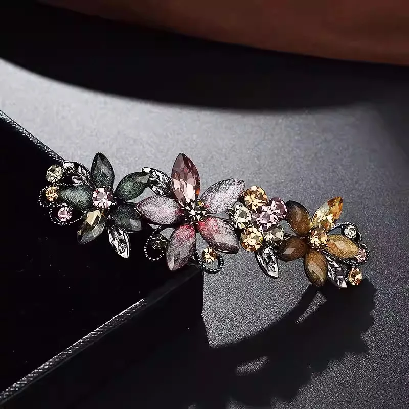 Elegant Rhinestone Glaze Flowe - Tie Bar Clip review and price