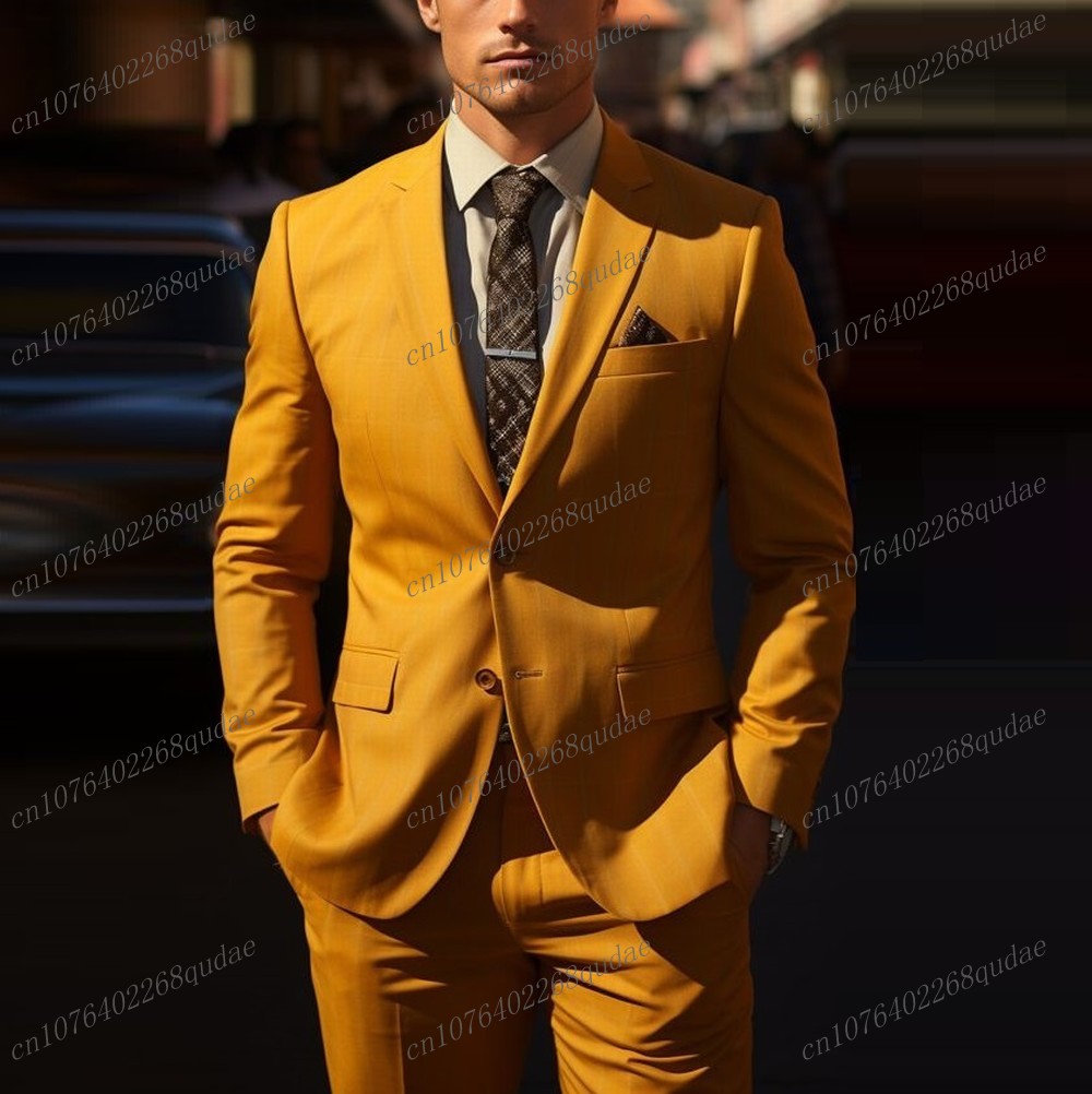 New Orange Men Suit Formal Occ - Formal Wear Jersey For Men review and price