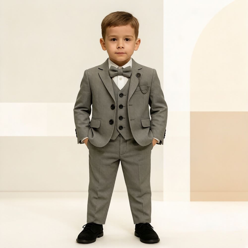 Mens Beige 3 Pieces Kids Boys  - Formal Wear For Men Kids review and price