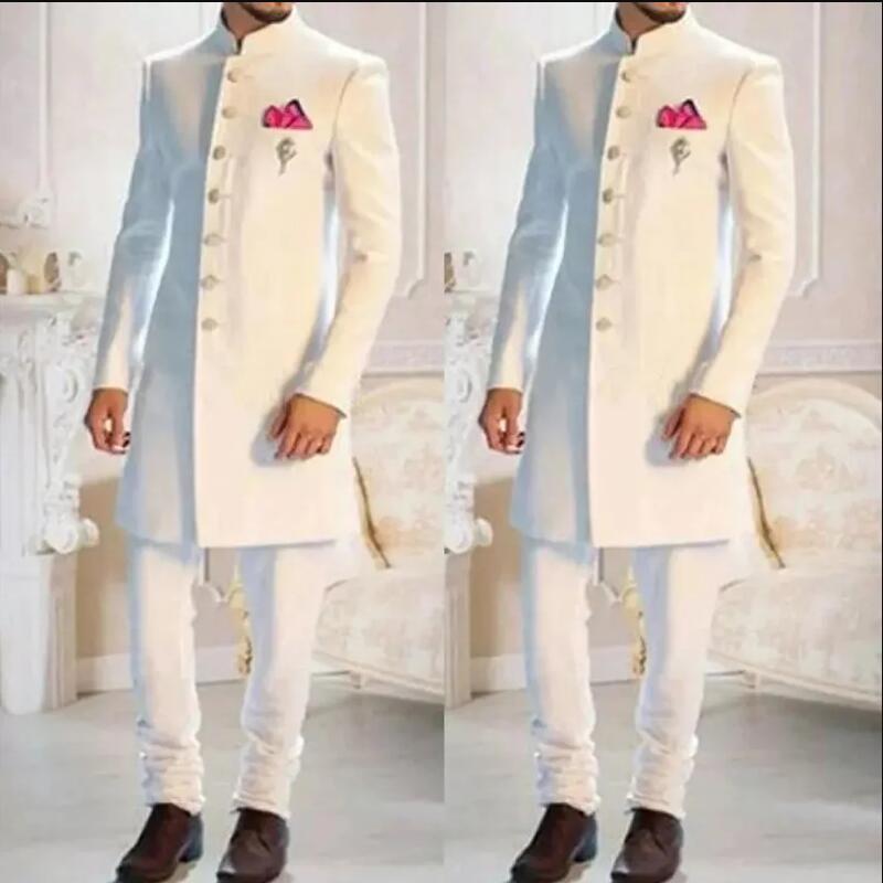 New Classic White Men Suit Lon - Men Formal Wear Indian review and price