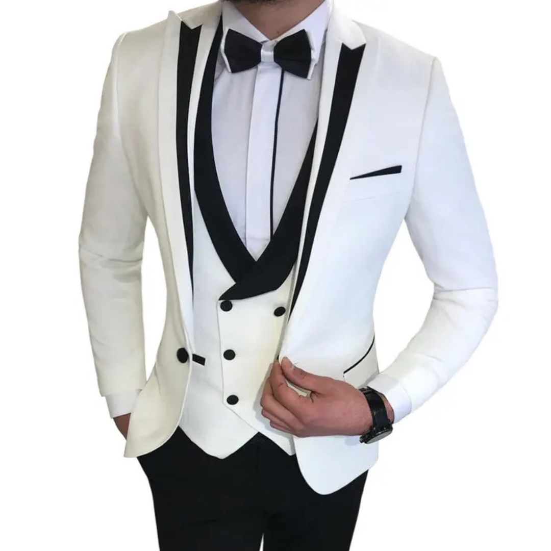 3 Piece Men's Wedding Suit Set - Men'S Formal Wear Not Suit review and price