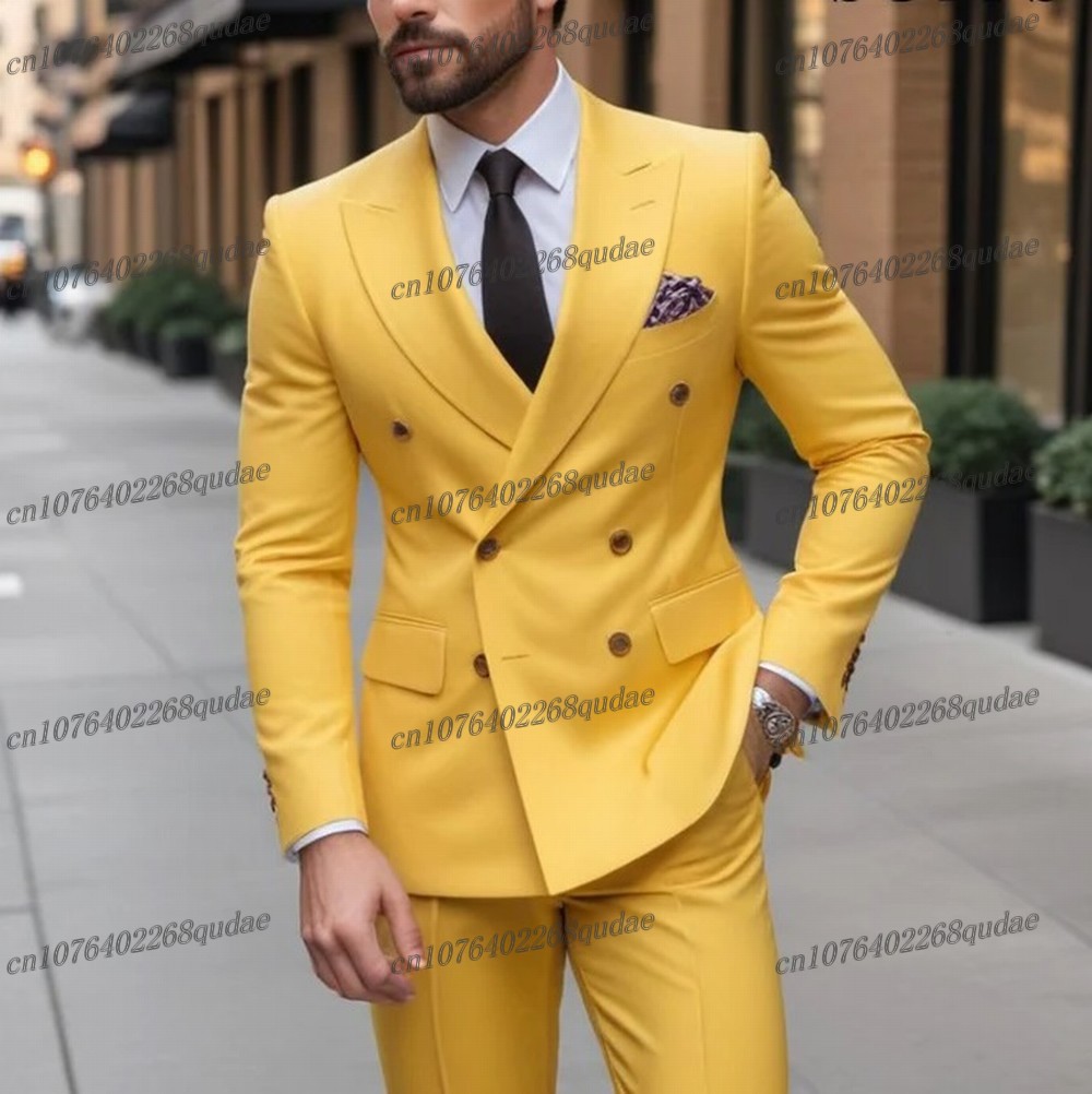 Yellow Formal Occasion Men Sui - Formal Wear Jersey For Men review and price