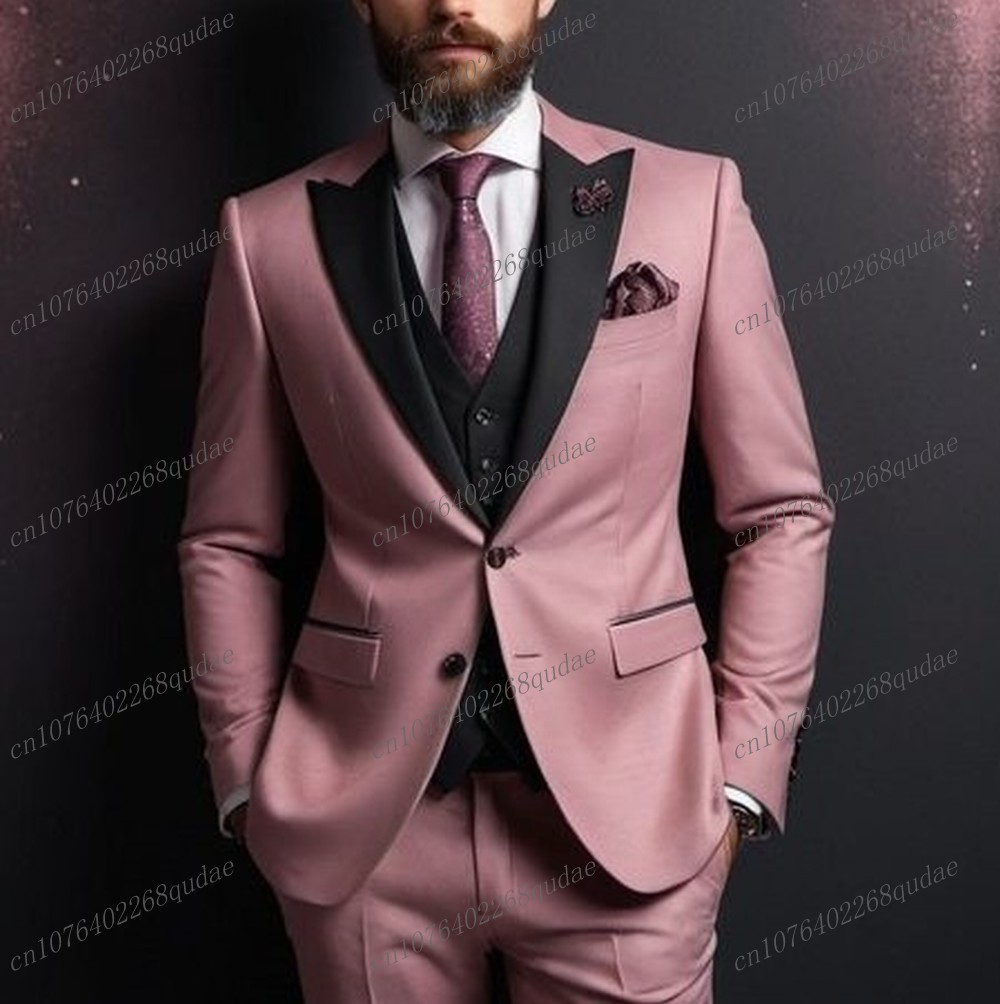 Dark Pink And Black Formal Men - Formal Wear Jersey For Men review and price