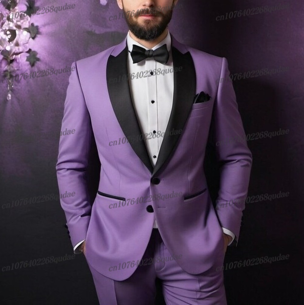 Black Collar Light Purple Form - Formal Wear Jersey For Men review and price