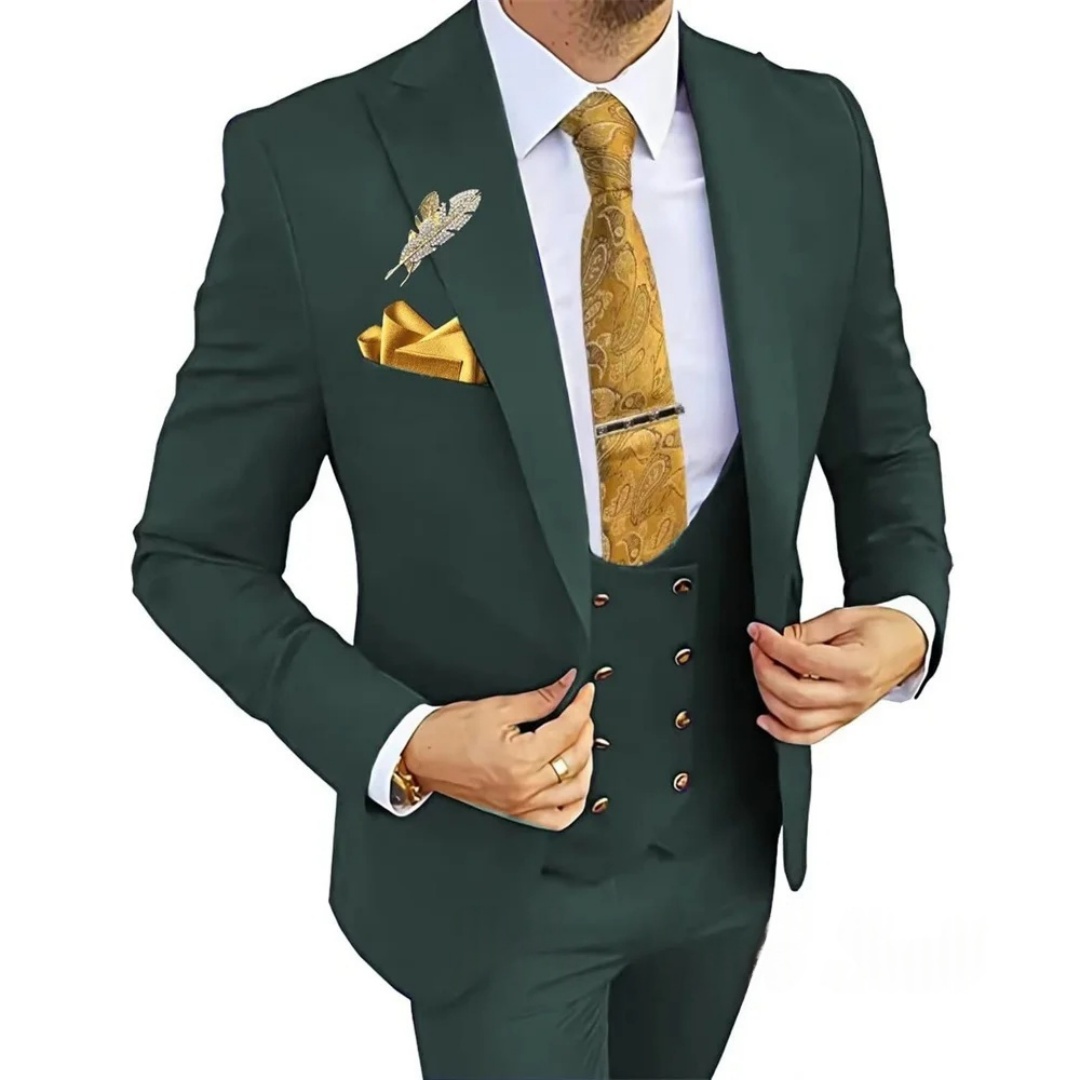 3 Piece Slim Fit Men's Suits D - Men'S Formal Wear Not Suit review and price