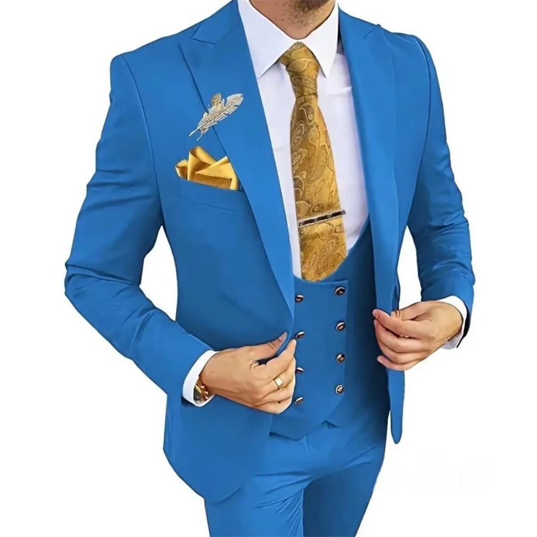 3 Piece Slim Fit Men's Suits D - Men'S Formal Wear Not Suit review and price