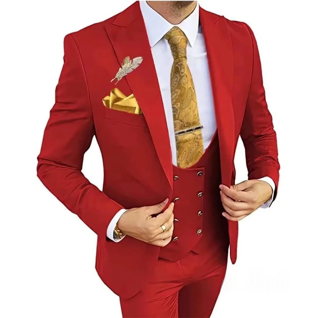 3 Piece Slim Fit Men's Suits D - Men'S Formal Wear Not Suit review and price
