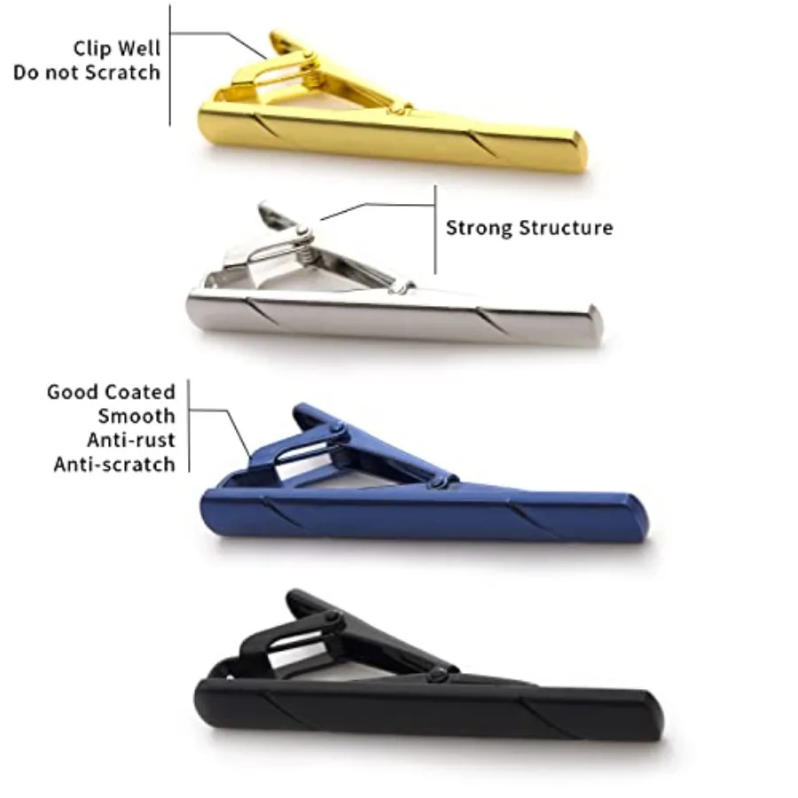 4Pcs Tie Clips For Men Tie Bar - Tie Bar Clip review and price