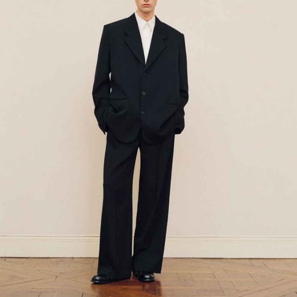Men's Black Oversized Suit Set - Men'S Formal Wear In Wedding review and price