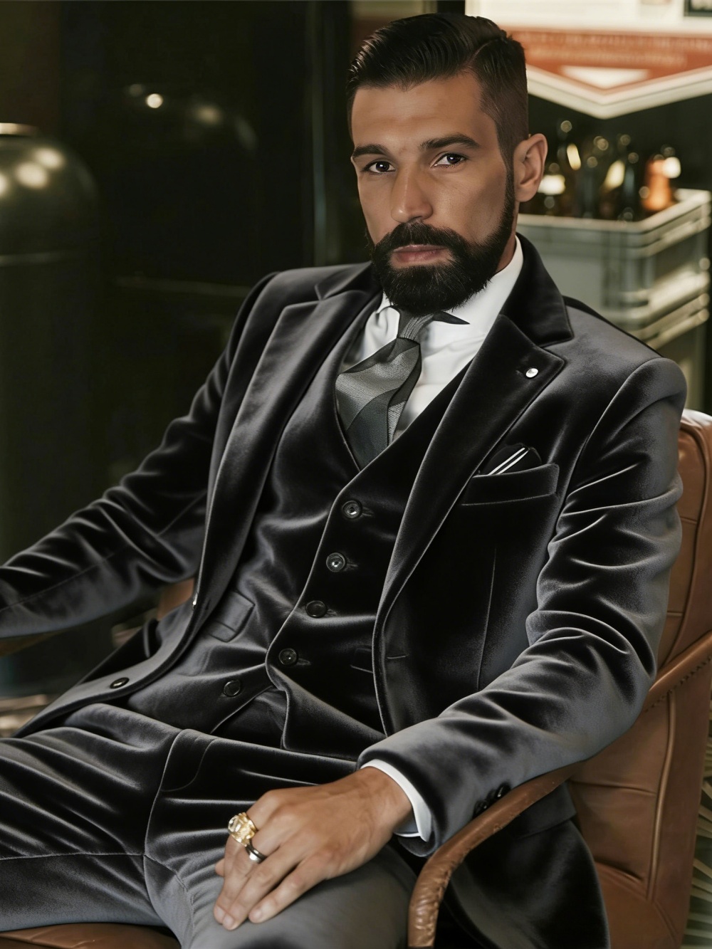 Men's Velvet Suits 3 Pieces Da - Men'S Formal Wear In Wedding review and price